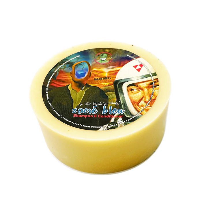 Phoenix Shaving Sacré Bleu Conditioning Shampoo Bar for Men - All-Natural Hair Care with Shea Butter & Essential Oils - Perfect for Travel, Gym & Daily Use