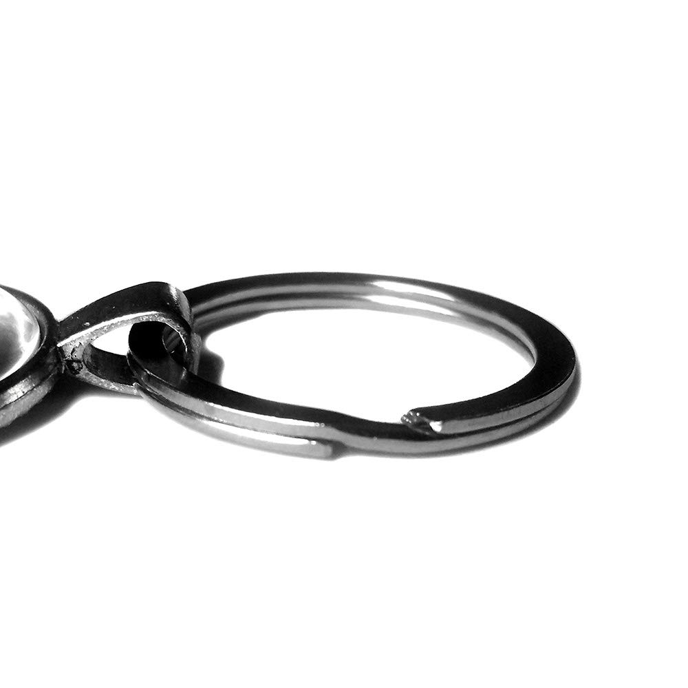 USA Flag Silver Keychain - Patriotic American Flag Keyring for Keys, Gifts & Travel Accessories | Perfect for Everyday Use, Gifts & Souvenirs