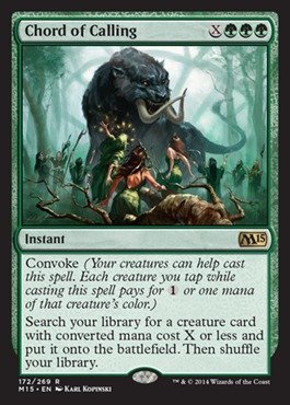 Magic The Gathering - Chord of Calling (172/269) - Magic 2015 Foil Card - Rare MTG Collectible for Deck Building & Commander Games