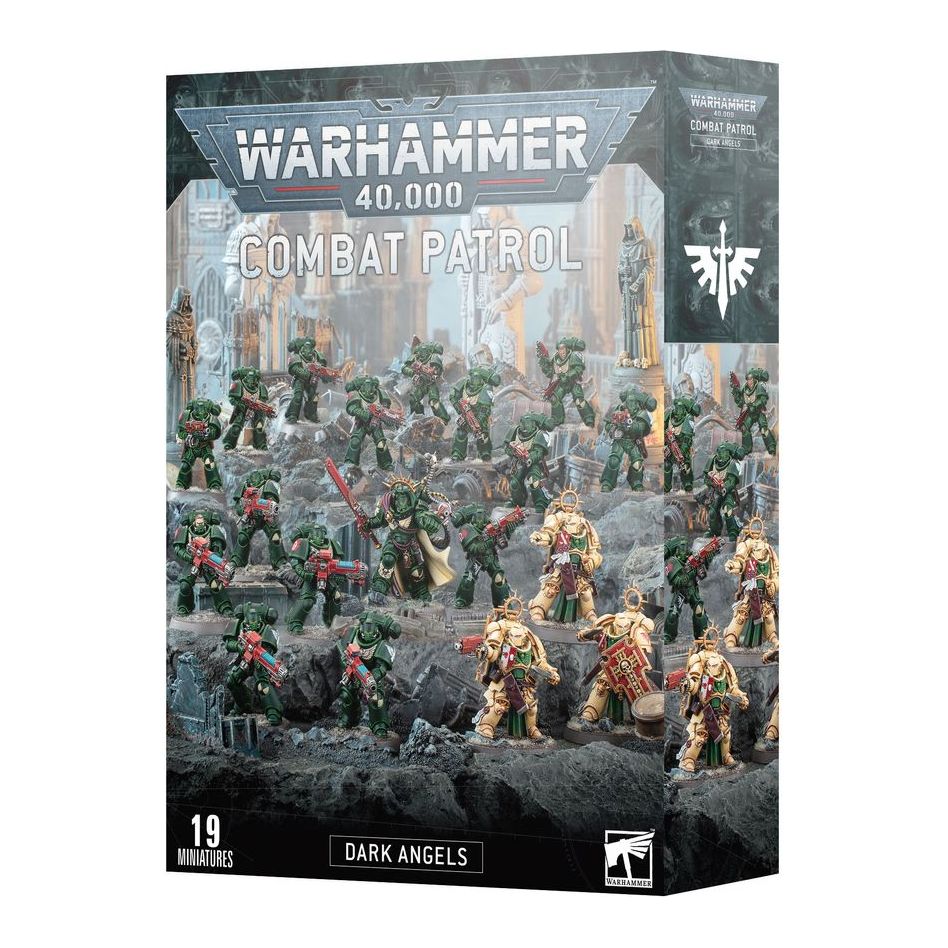 Dark Angels Combat Patrol: The Vengeful Brethren - Warhammer 40K Tabletop Miniature Game Set for Strategy Battles & Collectors