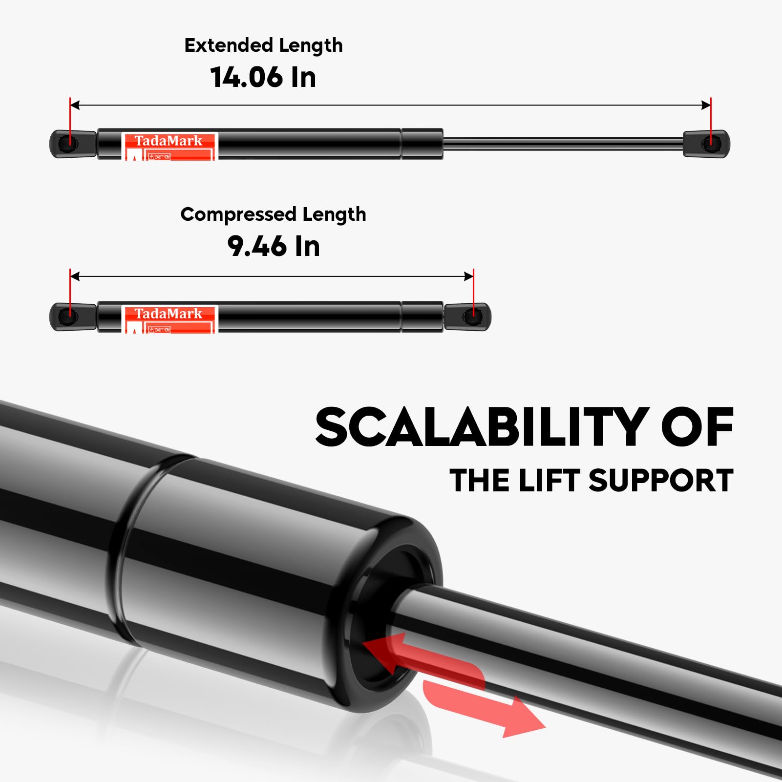 2 Pcs Front Hood Lift Support Struts Shocks Gas Spring Prop 6351 for 2004-2008 Acura TL - Easy DIY Installation, Smooth Hood Operation for Car Maintenance & Repair