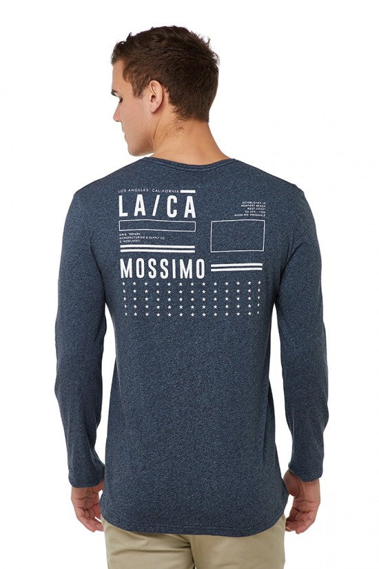 All The Small Things Long Sleeve Tee - Ink Marle - Comfortable Casual Wear for Everyday Outfits & Street Style