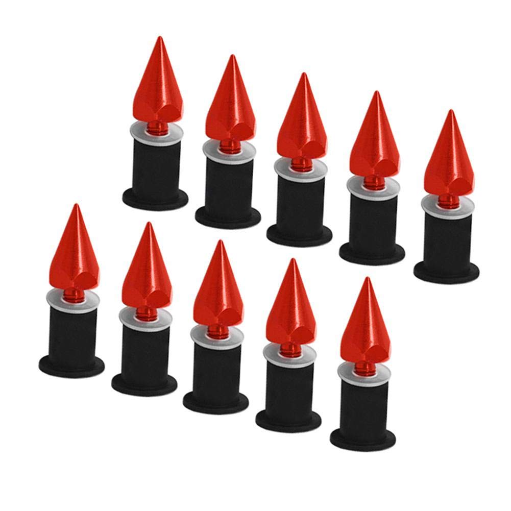 **Akozon M5 Screws Nuts Motorcycle Windshield Wind Screen Modification Kit (Red) - Durable Accessories for Harley, Honda, Yamaha & More - Perfect for Off-Road, Touring & Custom Bike Upgrades**