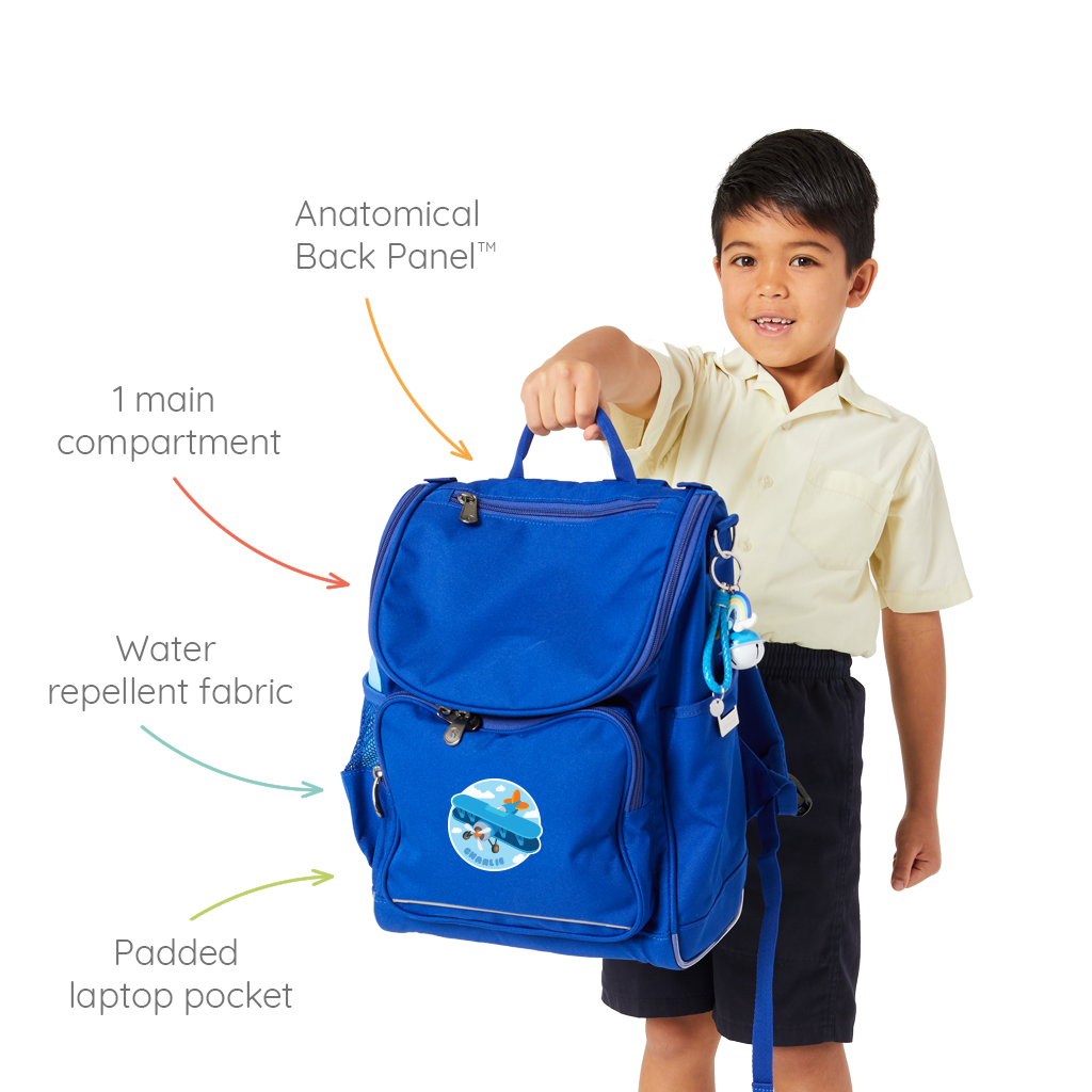 Hi-Viz Mighty Primary Backpack for Kids - High Visibility School Backpack with Reflective Strips - Perfect for School, Hiking & Outdoor Activities