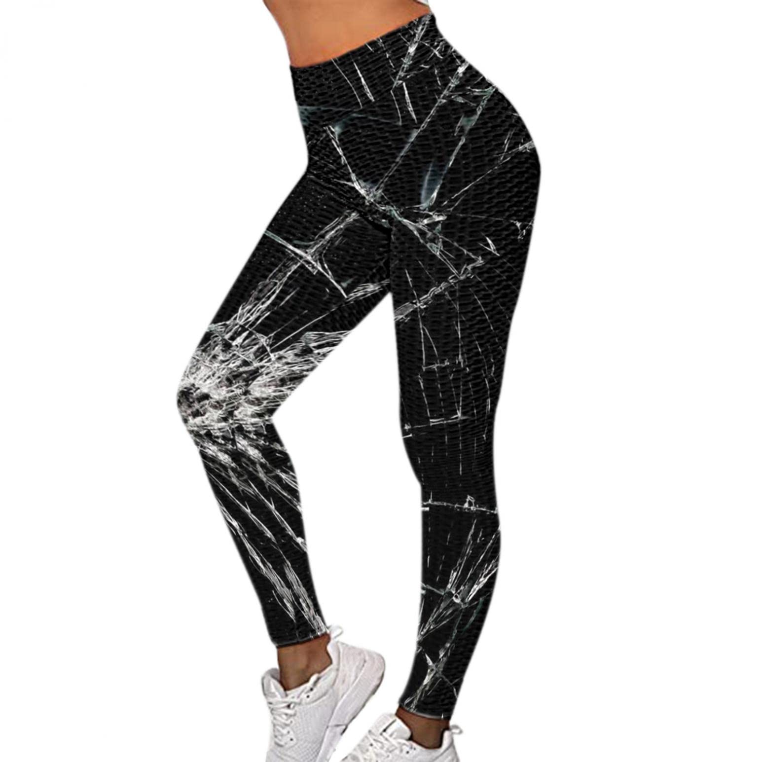 **High Waist Yoga Pants for Women - Butt Lifting Tummy Control Stretchy Workout Leggings | Perfect for Yoga, Gym & Everyday Wear**