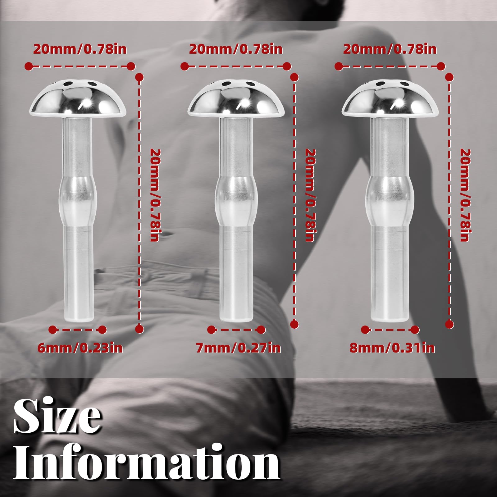 Stainless Steel Hollow Urethral Sound Plug Catheter - 8mm Penis Expander for Male Masturbation & Sensual Play - Medical Grade Sex Toy for BDSM & Adult Pleasure