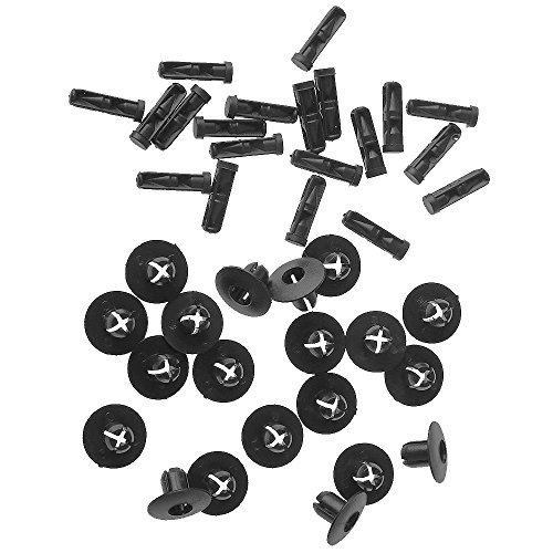 Hoypeyfiy 20 PCS Engine Side Cover Clips & Cowl Panel Retainer Clips - Compatible with Toyota & Lexus (Replaces OEM 90467-07117) - Durable Auto Body Fasteners for Car Hood & Fender Repair