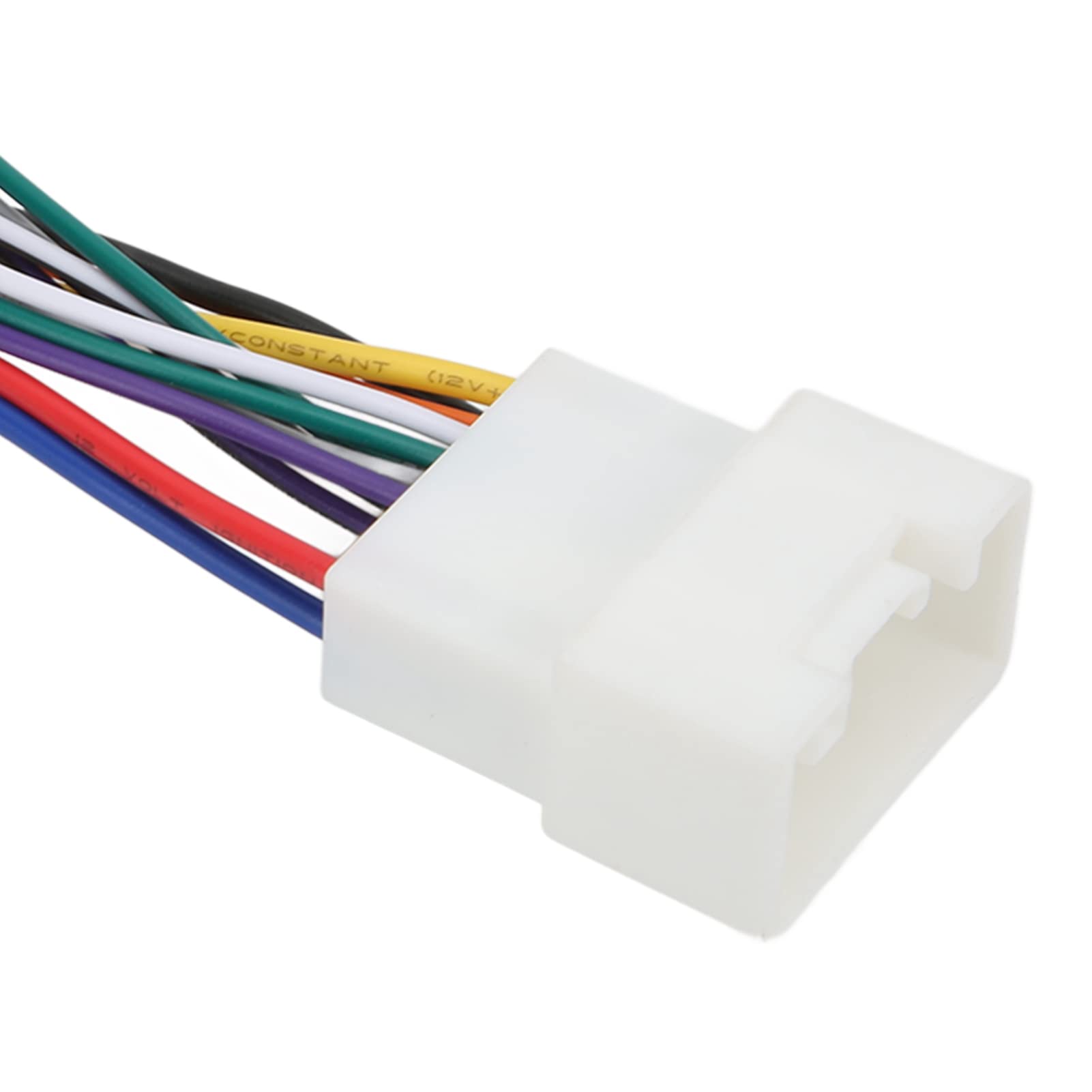 Aramox ISO Radio Harness Adapter - ABS Replacement for Mitsubishi Outlander & Yishen - Car Audio Wiring Connector for Easy Stereo Installation & Upgrade