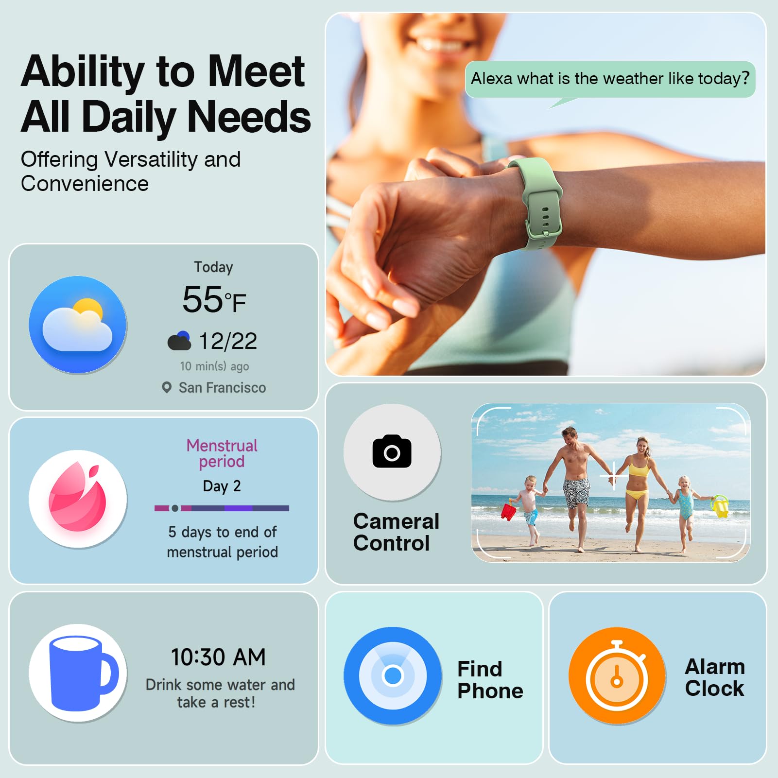Smart Watches for Women - 1.8