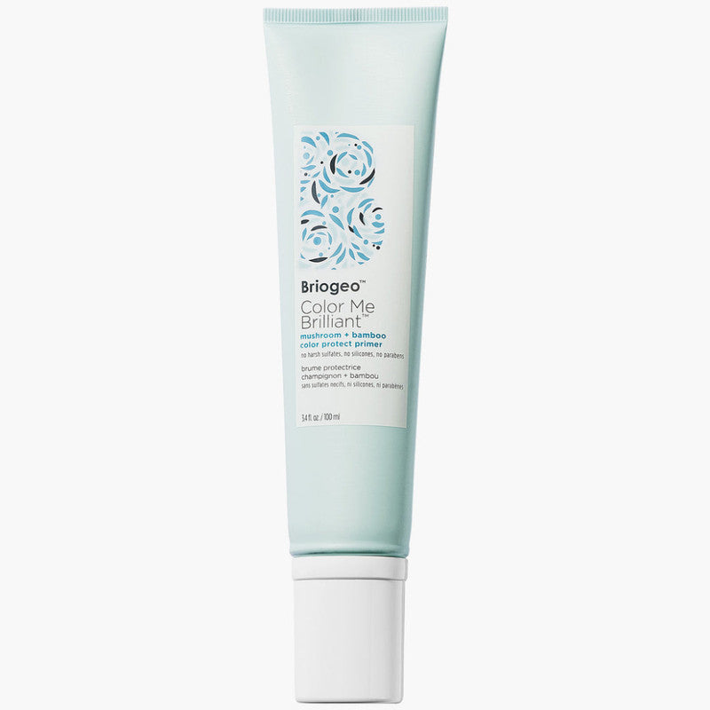 Briogeo Color Me Brilliant Hair Color & Heat Protectant Primer 3.4 oz - Sulfate-Free Leave-In Treatment for Colored & Bleached Hair | UV & Thermal Protection for Styling & Blowouts
