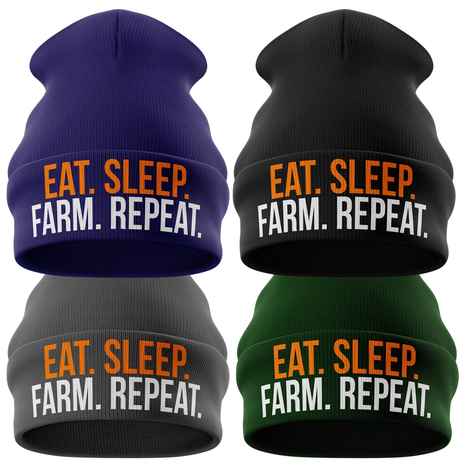 Purple Print House Men's Beanie Hat - Soft Winter Knit Cap for Men - Warm Fleece Lined Skull Cap - Perfect for Outdoor Activities, Skiing, Hiking & Casual Wear