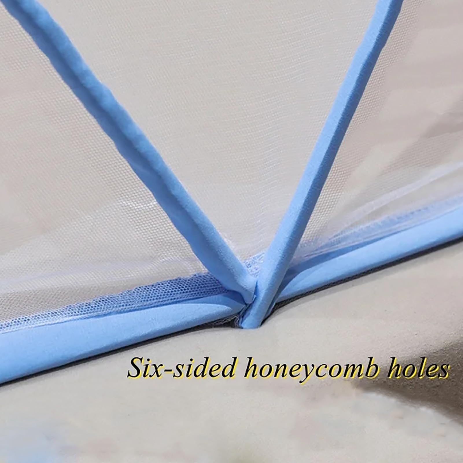 Foldable Bottomless Spiral Mosquito Net - Portable Anti-Mosquito Bed Canopy Tent for Windows & Beds (100×190×80cm) - Perfect for Camping, Travel, and Home Use