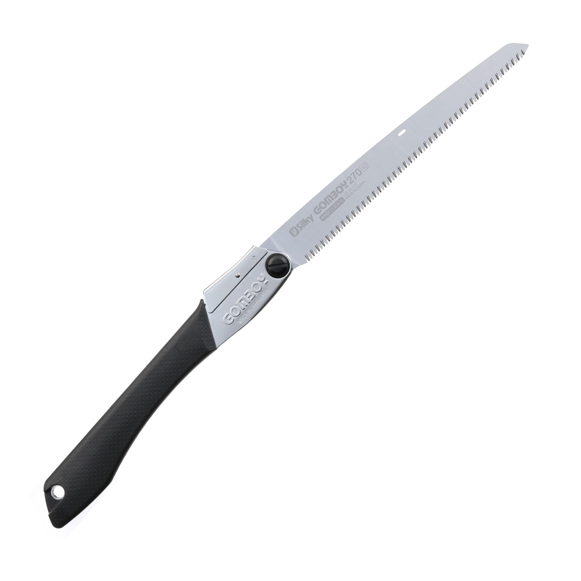 Silky GomBoy Professional Folding Saw 270mm with Medium Teeth (121-27) - Perfect for Woodworking, Camping, and Outdoor DIY Projects