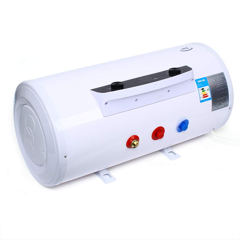 DNYSYSJ 110V 80L Electric Hot Water Heater Tank - Horizontal ABS Water Heater for Home, Bathroom & Shower - Energy Efficient Instant Hot Water Solution for Household, RV and Small Business Use
