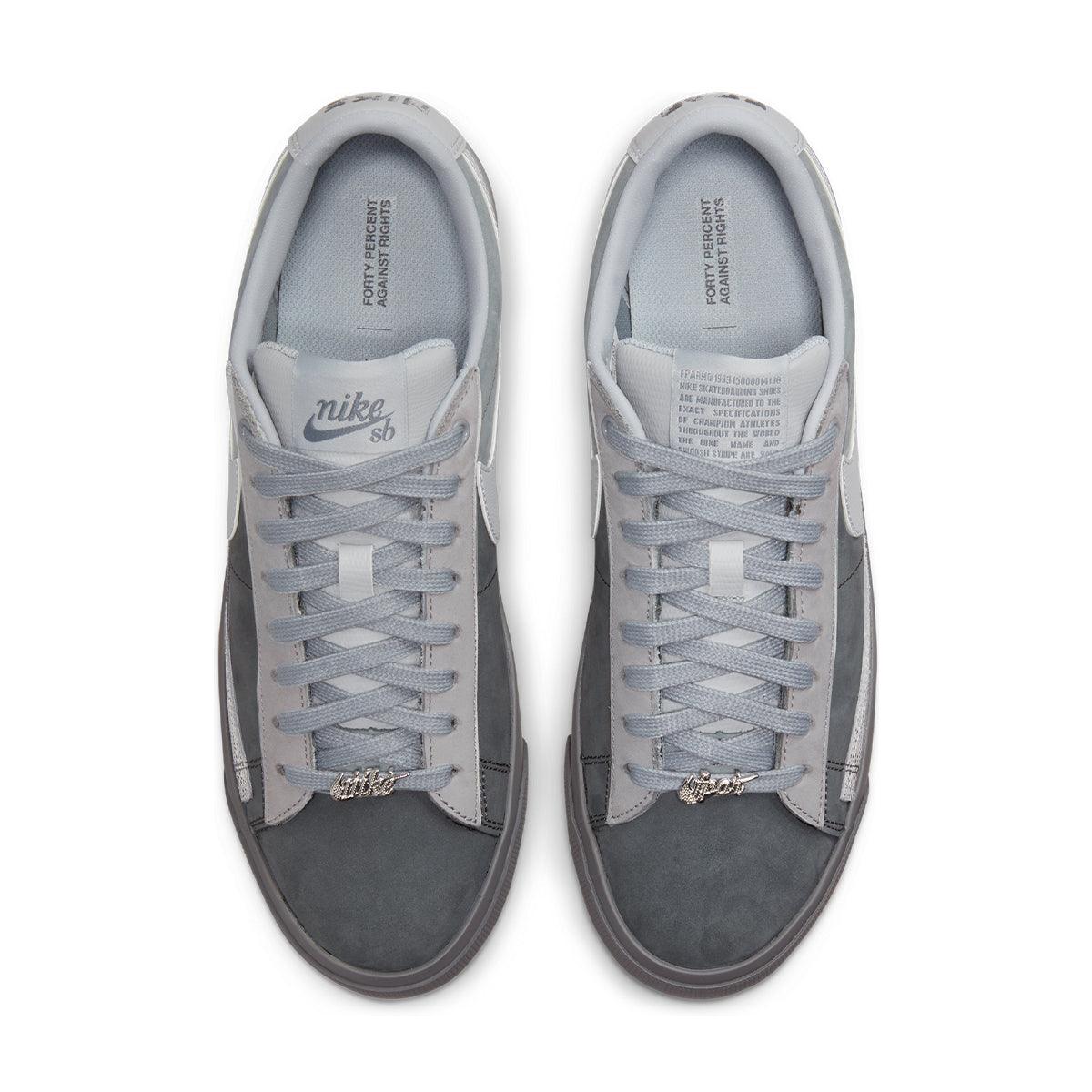 FPAR SB Zoom Blazer Low 'Cool Grey' - Men's Skateboarding Shoes for Comfort & Style - Perfect for Streetwear, Casual Wear & Skate Sessions