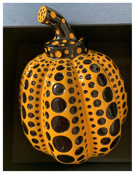 Yayoi Kusama Naoshima Yellow Pumpkin Japan Exclusive Art Sculpture - Perfect for Modern Home Decor & Art Collectors