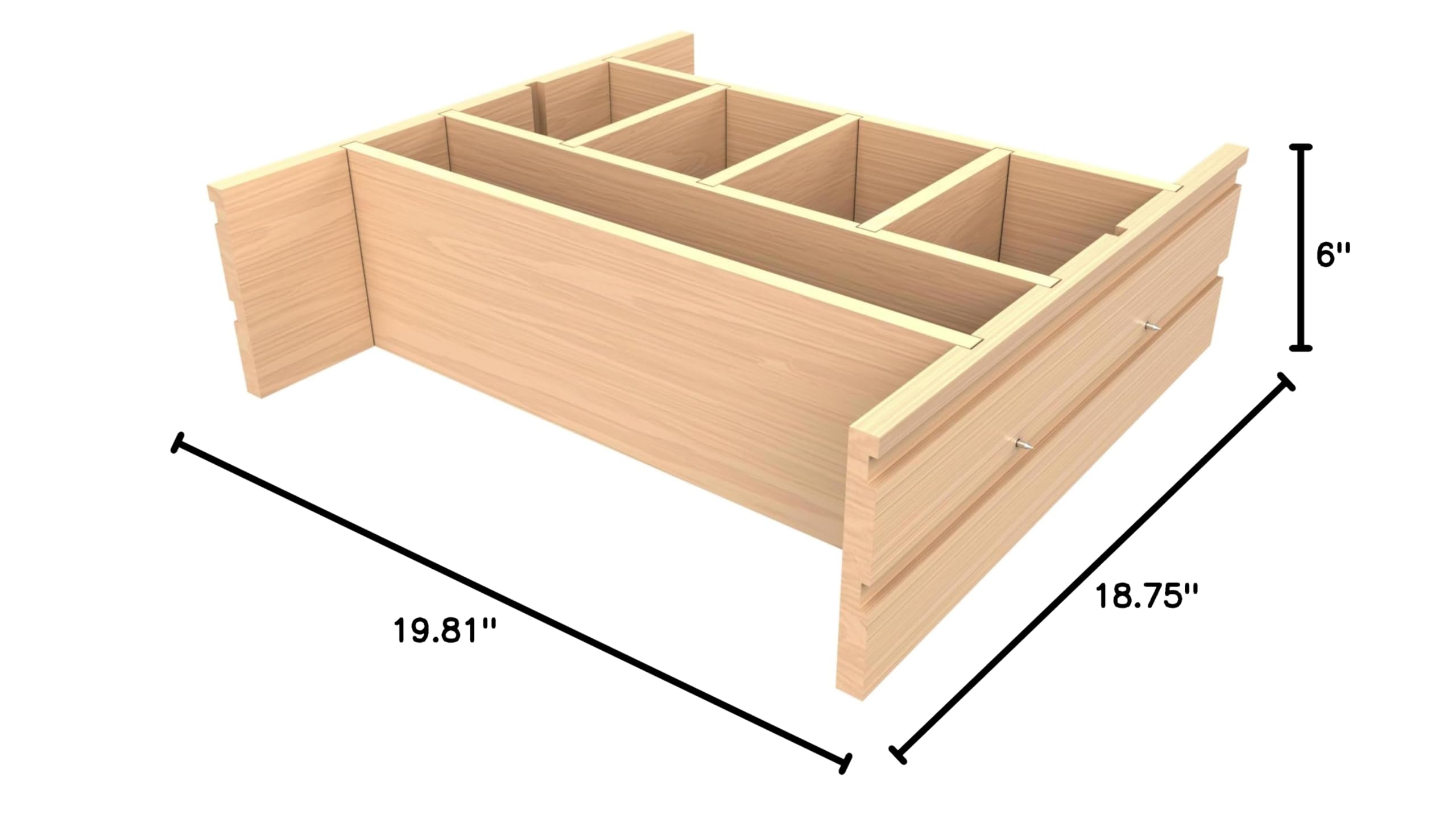 Rev-A-Shelf Deep Drawer Organizer Insert - Kitchen & Bathroom Storage Solution for Utensils, Spices & Toiletries