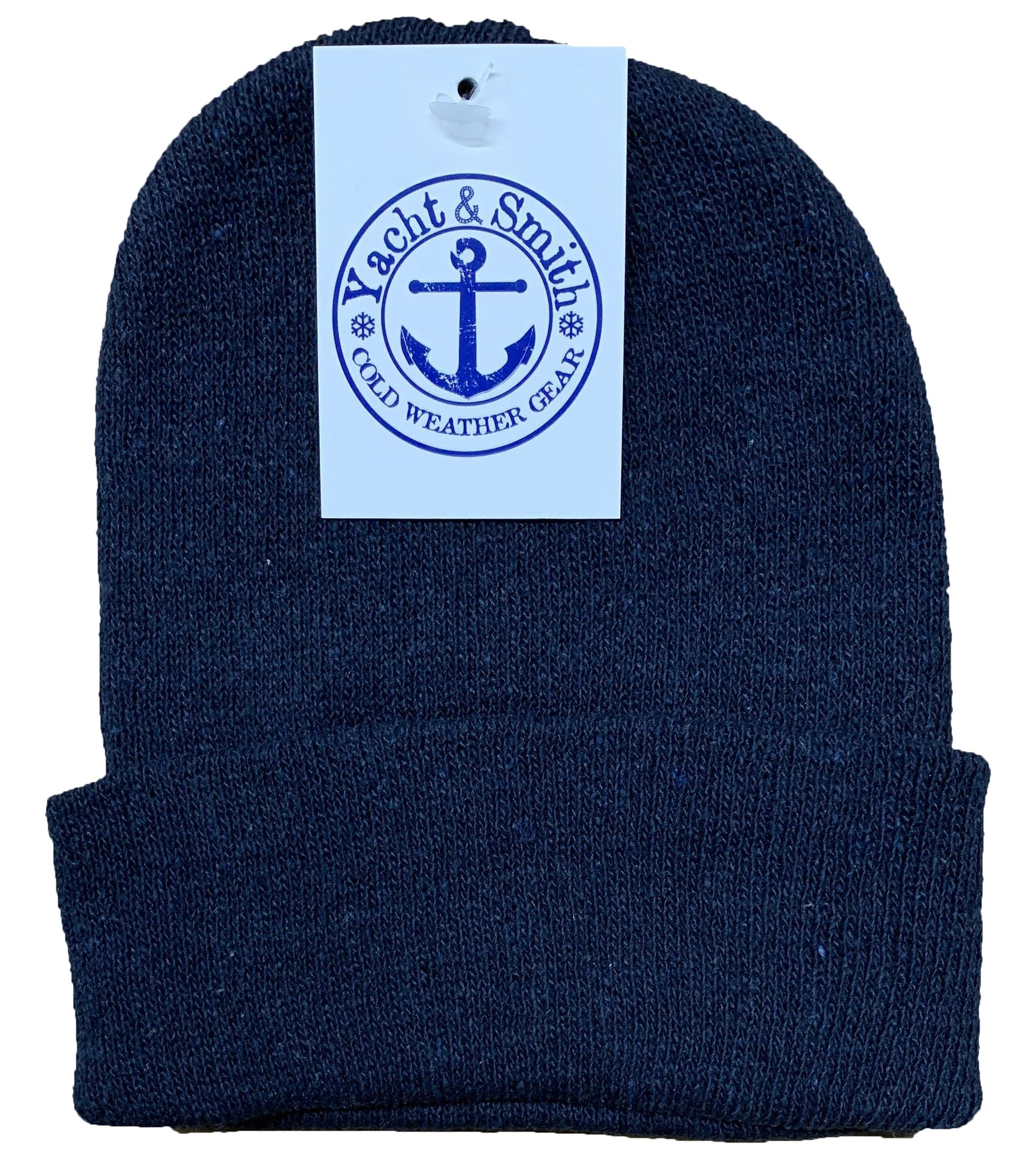 Yacht & Smith Bulk Winter Beanie Hats for Men & Women - Warm Knit Skull Caps for Cold Weather - Perfect for Outdoor Activities, Homeless Donations & Shelter Gifts
