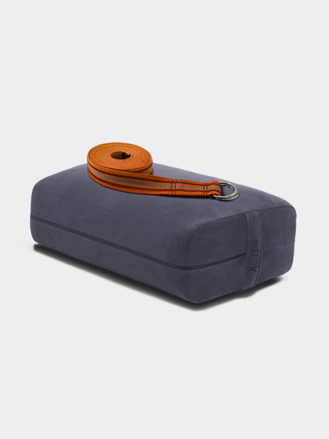 Premium Agoy Travel Meditation Yoga Bolster - Portable Cushion for Yoga, Meditation & Relaxation - Perfect for Home, Studio & Travel Use