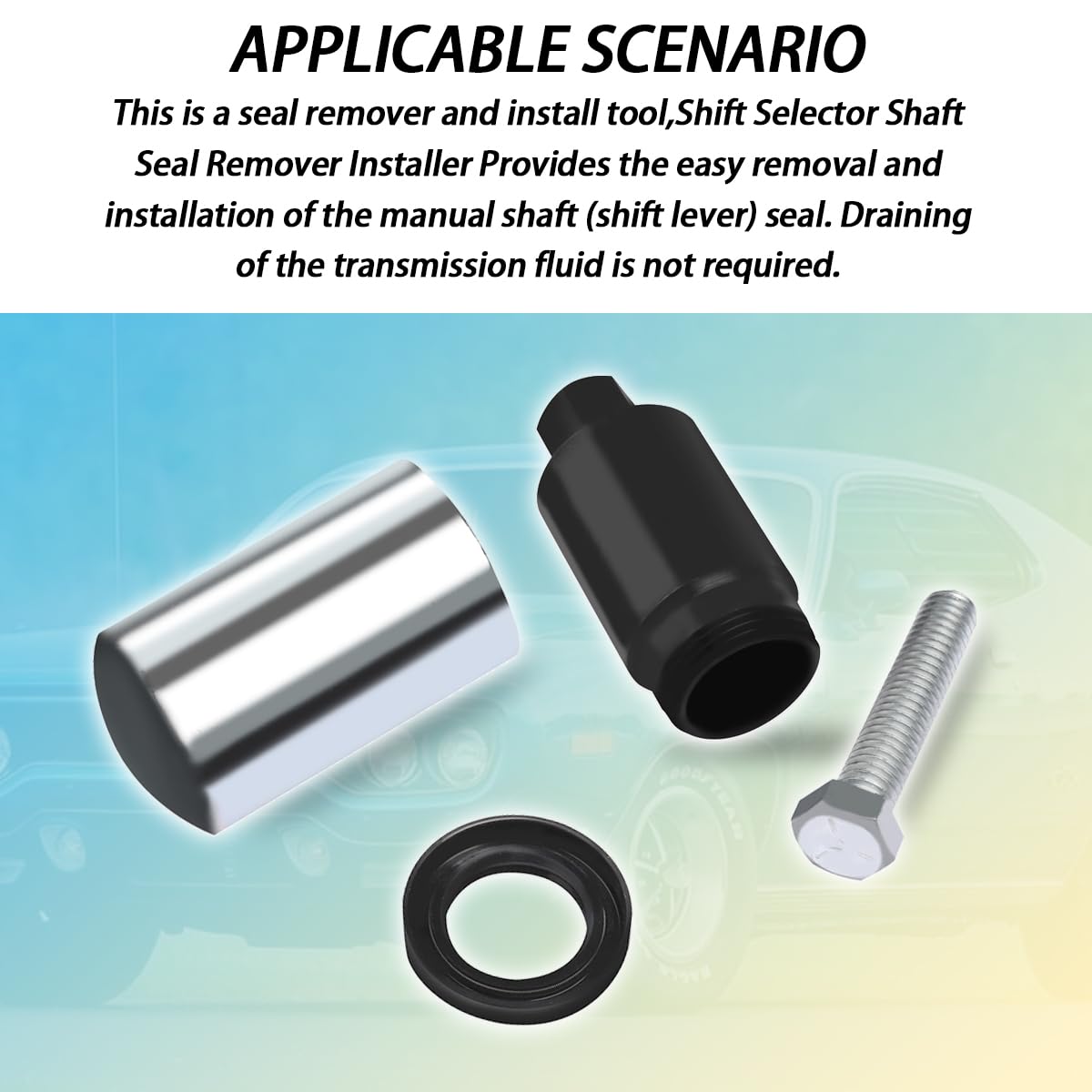 Dodge 727 904 Transmission Shifter Seal Removal Tool - Shift Selector Shaft Seal Remover & Installer Kit for Plymouth Chrysler Vehicles | Perfect for Transmission Repair & Maintenance in Auto Shops