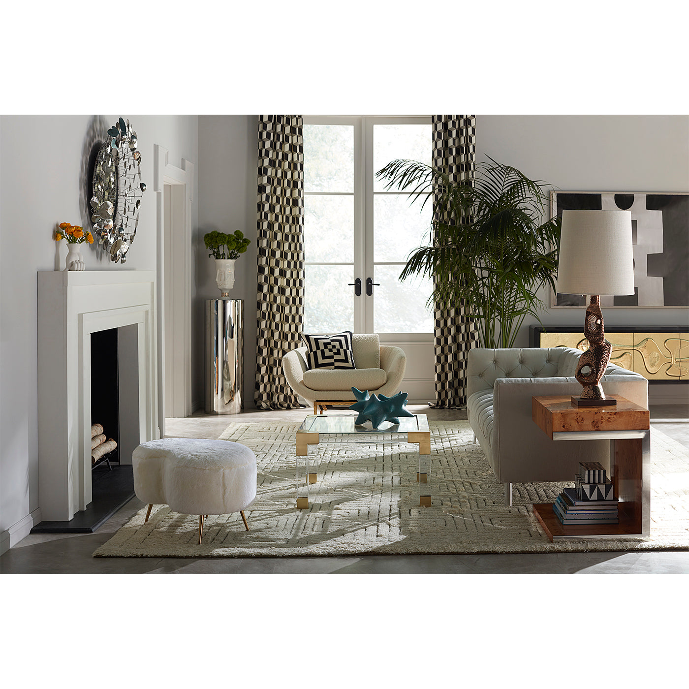 Stylish Bond Cantilevered Side Table - Modern Floating Nightstand for Bedroom, Living Room & Office - Space-Saving Design for Small Spaces