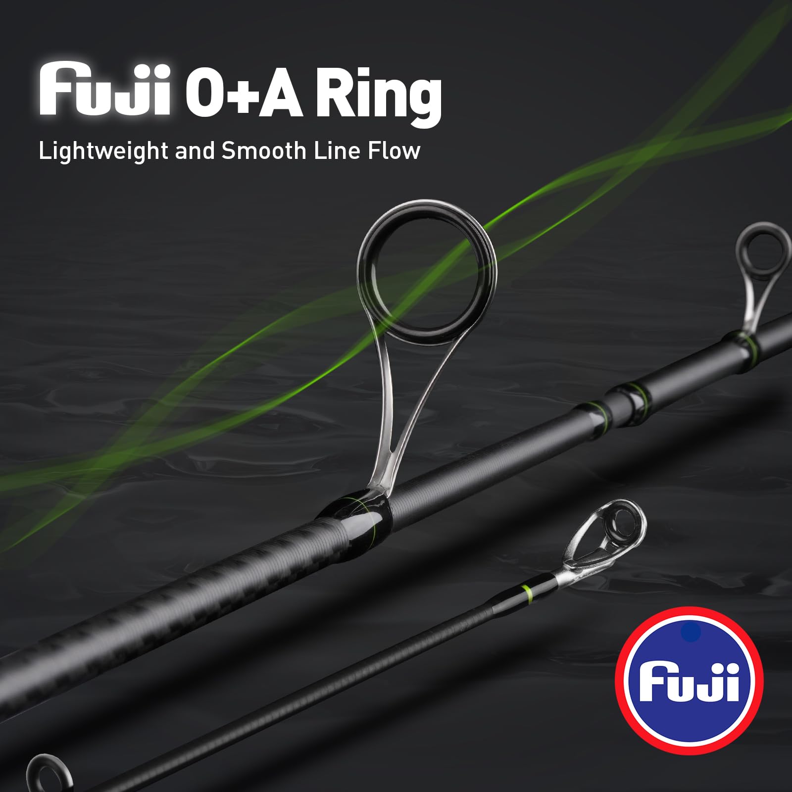**M1 Spinning Rod - 24T Carbon Fiber Bass Fishing Rod (5'6