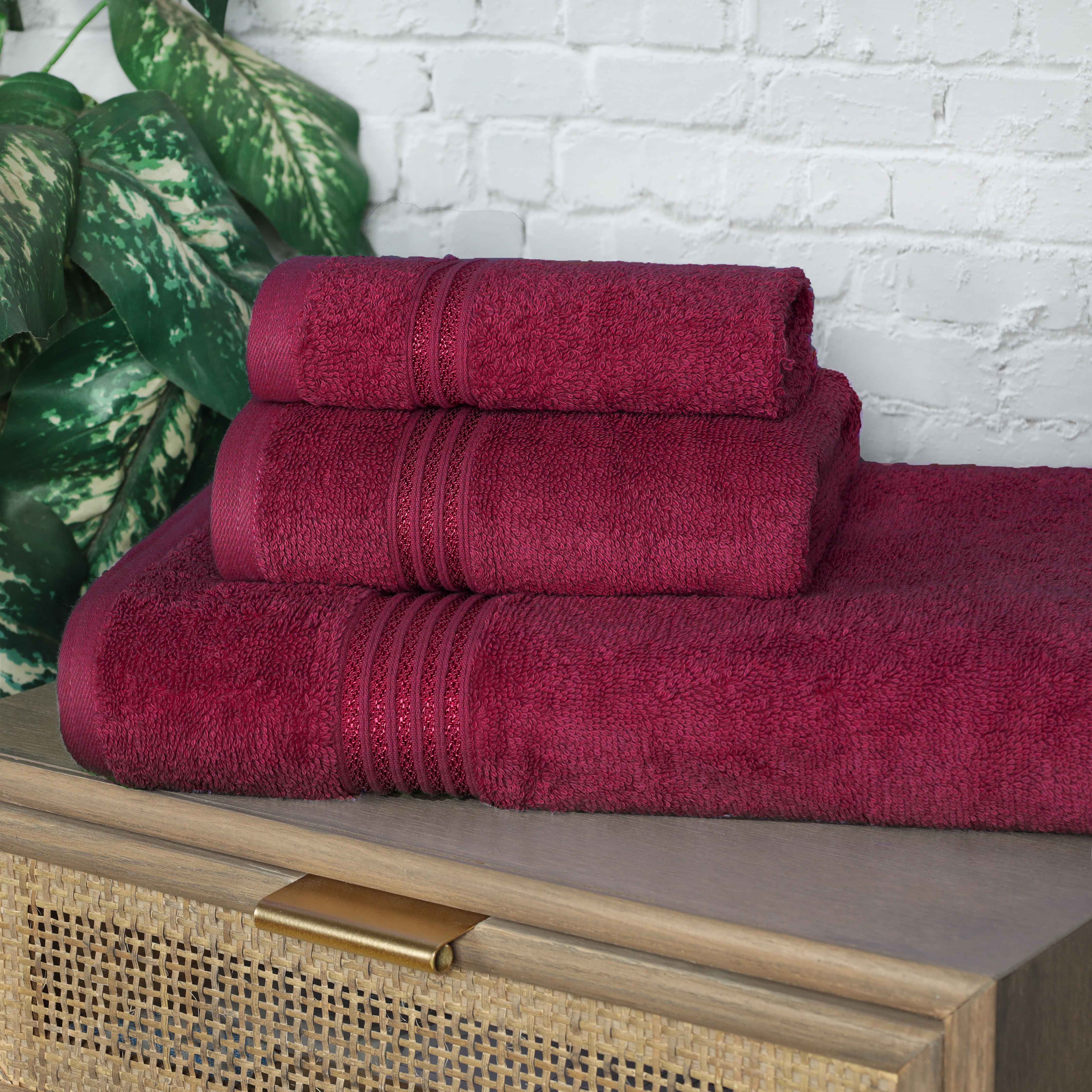 Premium Egyptian Cotton 3-Piece Towel Set - Ultra Soft, Highly Absorbent Bath Towels for Spa, Bathroom & Luxury Home Use