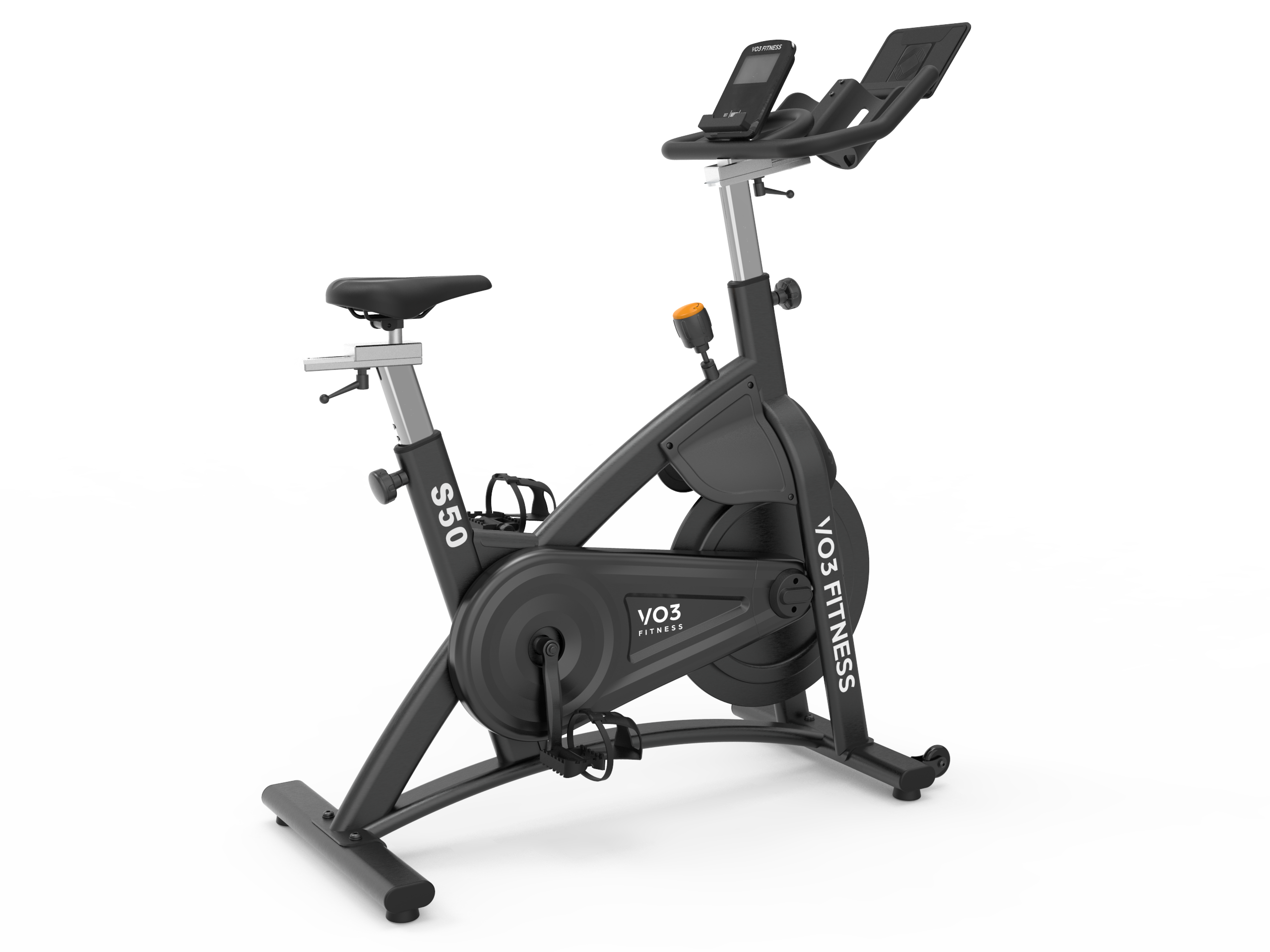 VO3 Fitness S50 Indoor Cycling Bike - Stationary Exercise Bike for Home Gym, Cardio & Spin Workouts - Perfect for Home Fitness, Weight Loss & Cycling Training