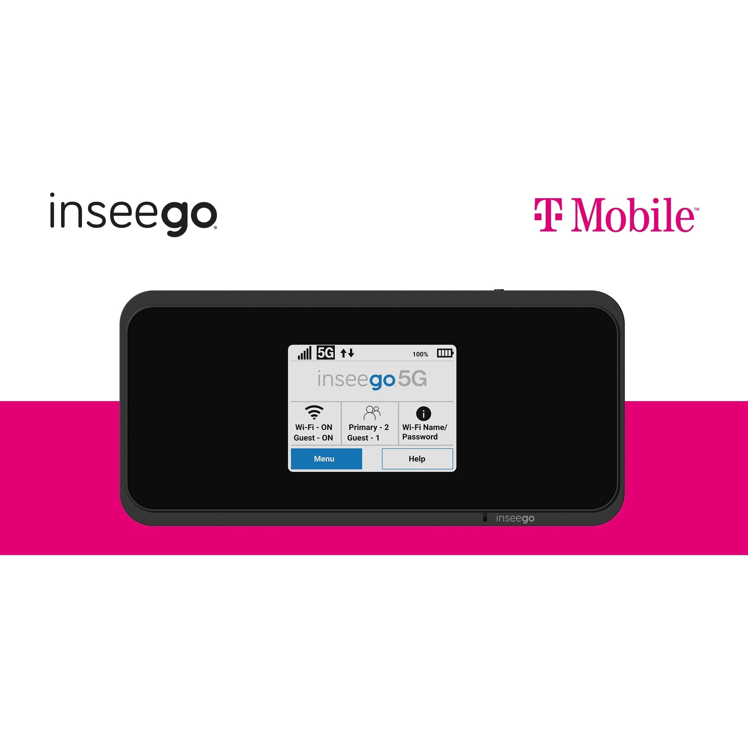 Inseego MiFi M2000 5G & 4G LTE Mobile Hotspot with WiFi 6 Technology | Fast Wireless Internet for Travel, Work & Remote Learning | Compatible with T-Mobile Network
