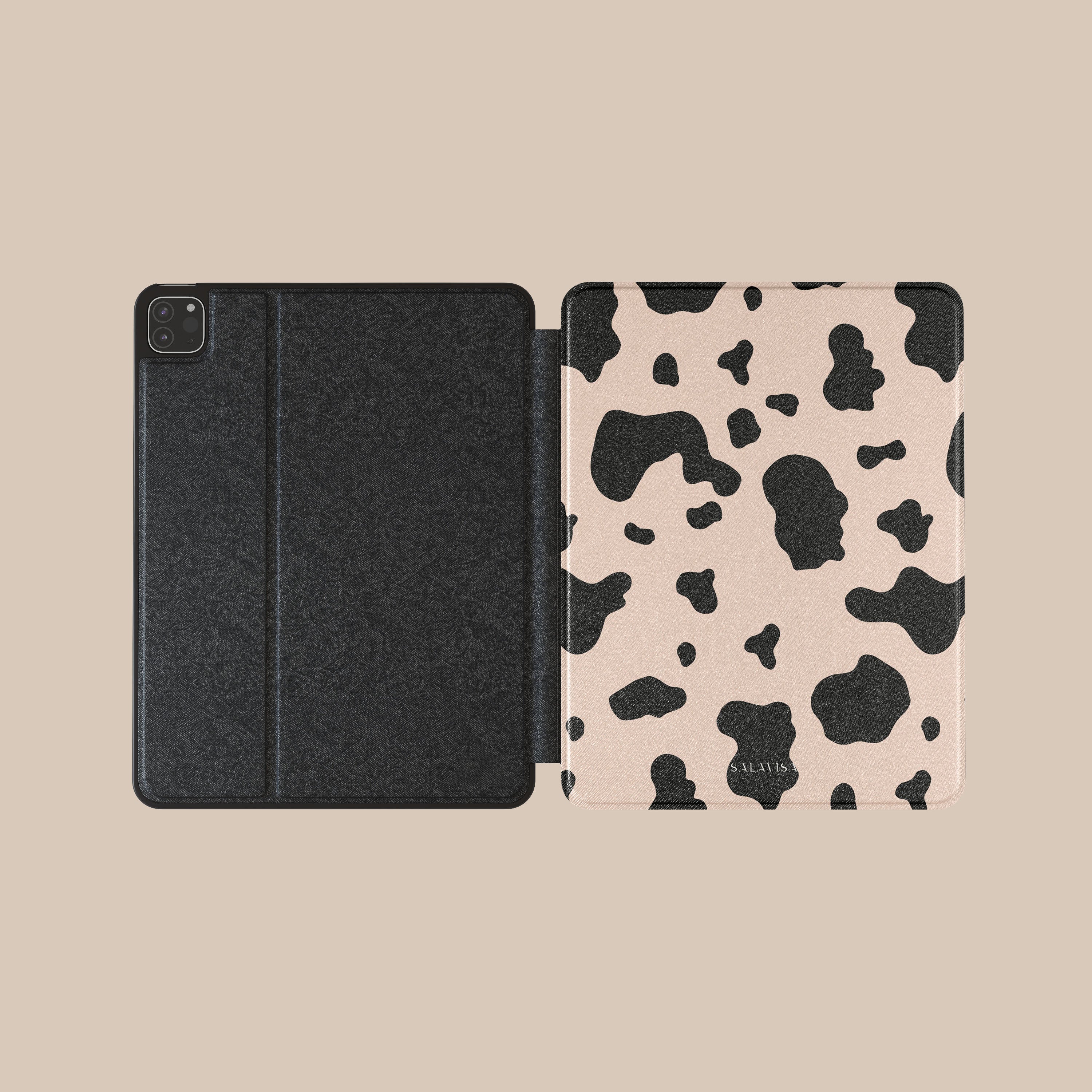 Pink Cow Print iPad Case - Cute Protective Cover for iPad 6th/7th/8th/9th Gen - Perfect for School, Work & Travel Accessories