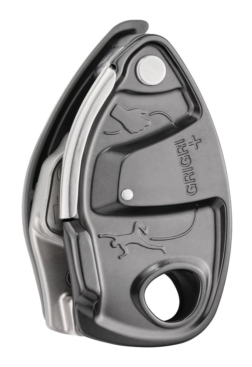 Petzl GRIGRI+ Belay Device with Cam-Assisted Blocking & Anti-Panic Handle - Professional Rock Climbing Gear for Beginners to Experts | Perfect for Indoor Climbing Gyms, Outdoor Crags & Mountaineering Adventures