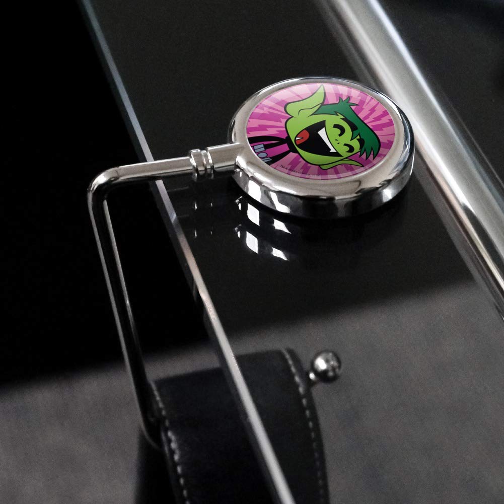 Teen Titans Go! Beast Boy Purse Hanger Hook - Cute Cartoon Character Bag Holder for Backpacks, Handbags & Shopping Carts - Perfect for Kids Room, Car & School Organization
