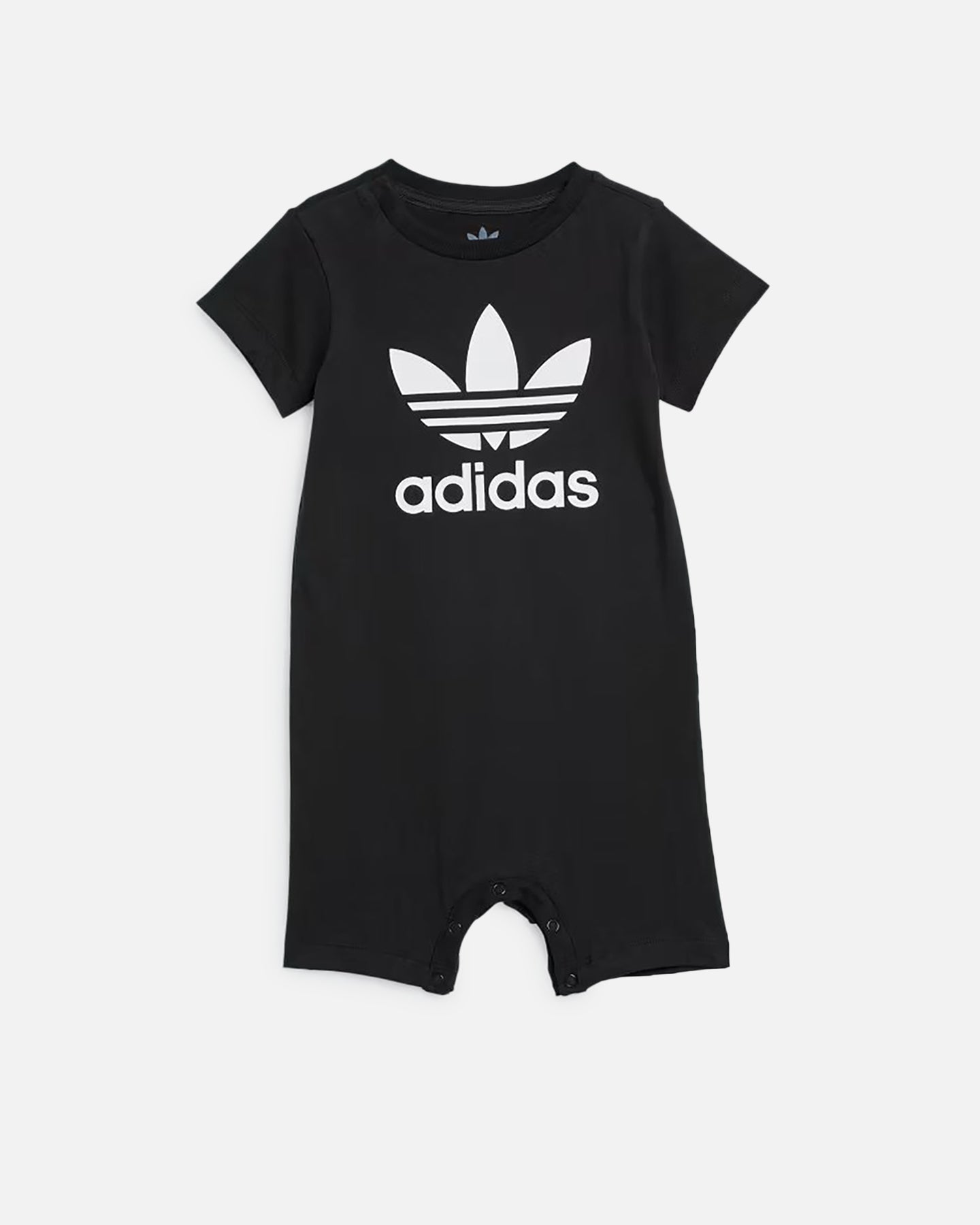 Adidas Infant Jumpsuit and Beanie Gift Set for Baby Boys & Girls - Soft Black Cotton Romper & Hat Outfit - Perfect for Newborn Photoshoots, Christenings & First Birthday Gifts