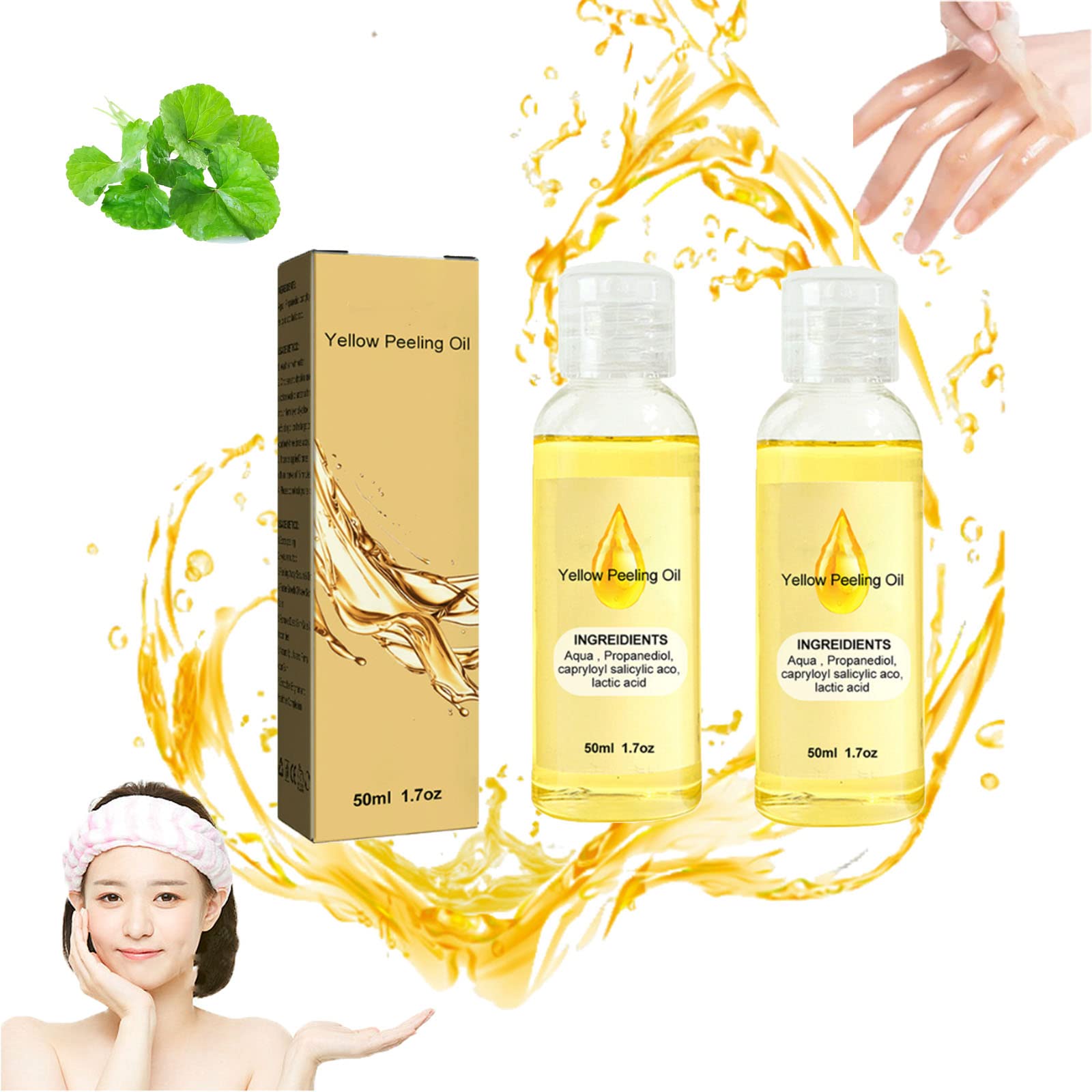 Olf Body Exfoliating Peeling Oil for Dark Skin - Yellow Peeling Oil to Remove Dead Skin Cells & Improve Skin Texture | Perfect for Pre-Tanning & Post-Sun Care Routine