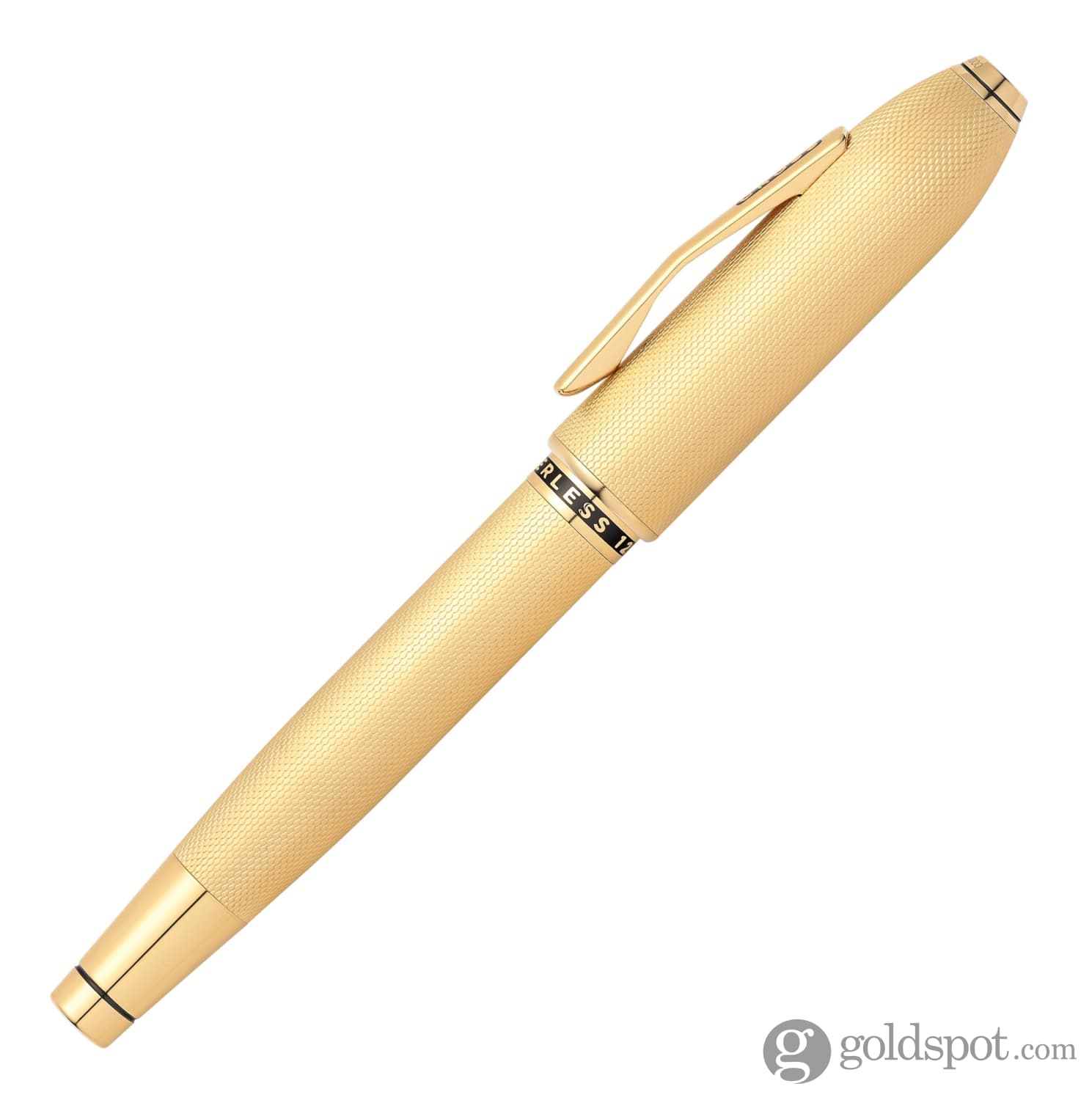 Cross Peerless 125 Ballpoint Pen - 23K Heavy Gold Plated Luxury Writing Instrument for Business, Gifting & Signature Signing