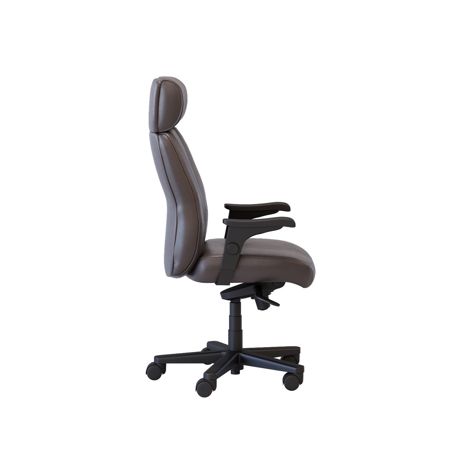 Benjamin Leather Plus Office Chair - Ergonomic Executive Desk Chair with Adjustable Height & Lumbar Support - Perfect for Home Office, Gaming & Workspace Comfort