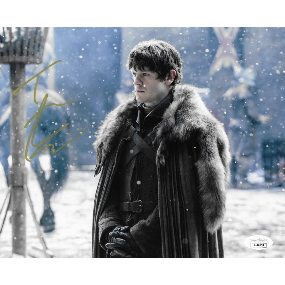 Iwan Rheon Signed 8x10 Photo - JSA COA Authentic Autograph - Ramsay Bolton Game of Thrones Collectible - Perfect for Fans, Display & Memorabilia Collections