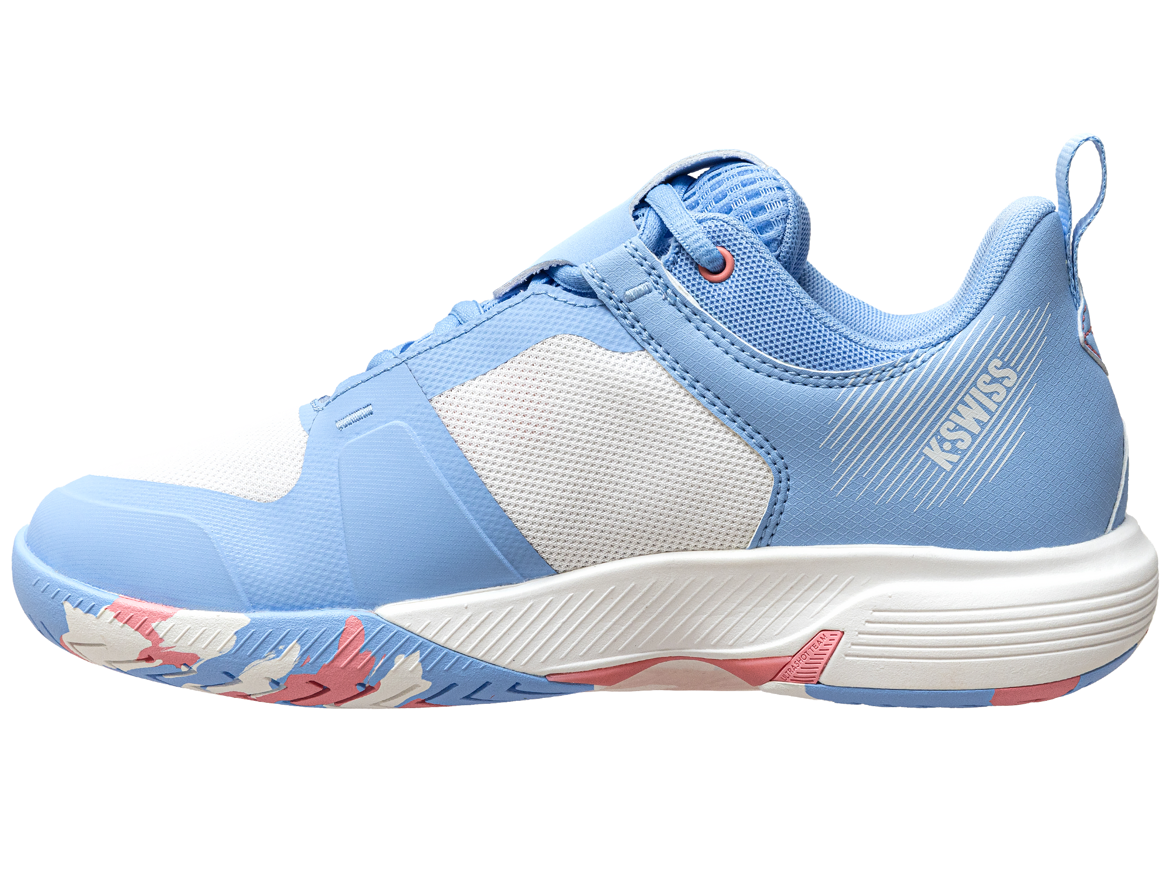 97395 416 M | ULTRASHOT TEAM Basketball Shoes - Open Air/Bright White/Strawberry Ice | High-Performance Sneakers for Men | Perfect for Indoor & Outdoor Courts, Training & Casual Wear