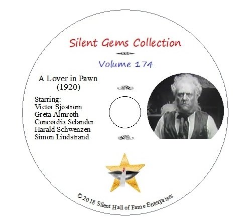 DVD 'A Lover in Pawn' (1920) - Classic Swedish Silent Film by Director Victor Sjöström | Vintage Cinema Collectible, Silent Movie Night, Film History Enthusiast Gift