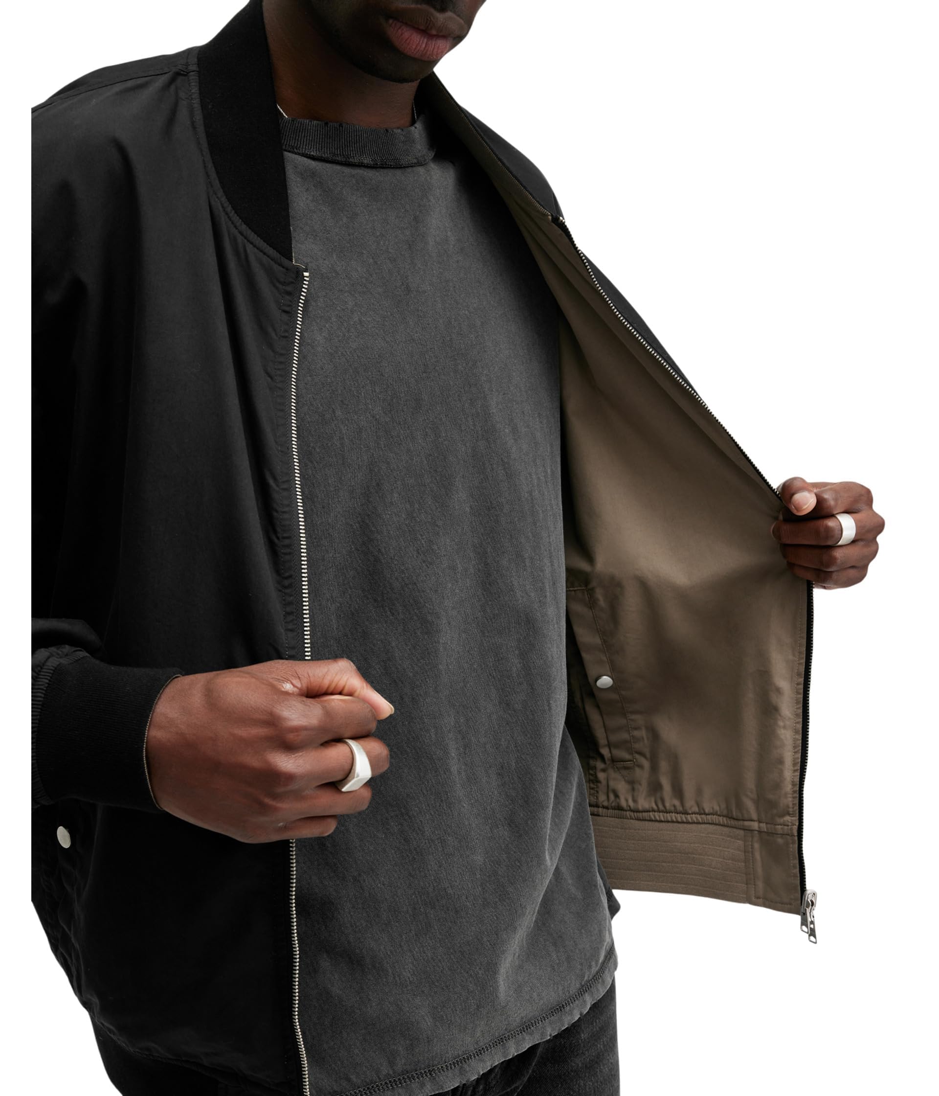 Men's Rev Bassett Bomber Jacket - Lightweight Waterproof Windbreaker for Outdoor Activities & Casual Wear | Perfect for Hiking, Travel & Everyday Style