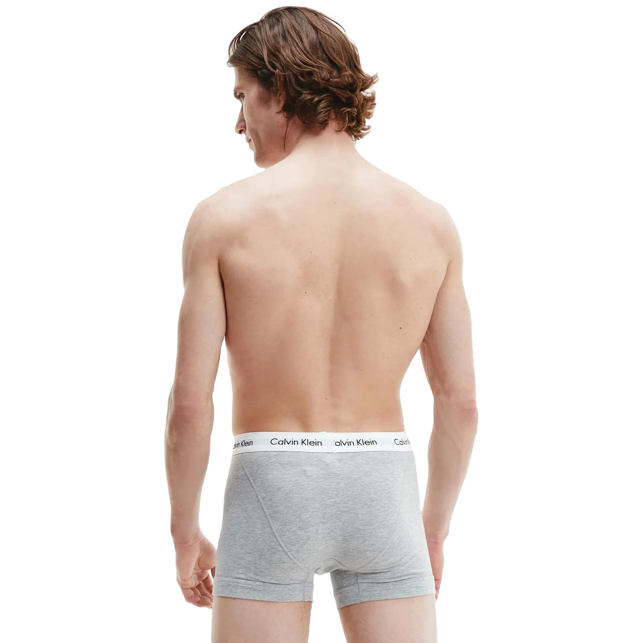 Calvin Klein Men's Cotton Stretch Boxer Briefs 3-Pack - Soft Comfort Underwear for Everyday Wear, Gym & Travel