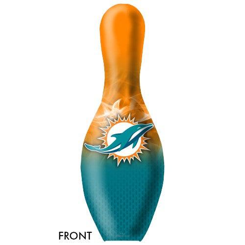 Miami Dolphins NFL Bowling Pin - Officially Licensed Collectible for Fans, Tailgating & Game Day Decor - Perfect for Sports Memorabilia Displays & Gifts