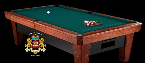 Premium Simonis 860 Tournament-Grade Pool Table Felt - 9ft Dark Green - Professional Billiard Cloth for Competition & Home Game Rooms - Perfect for Pool Halls, Bars & Rec Rooms