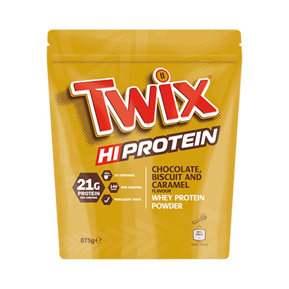 Mars Protein Twix Protein Powder - 875g | High Protein Shake Mix for Muscle Recovery & Weight Loss | Perfect for Post-Workout, Breakfast & Healthy Snacks