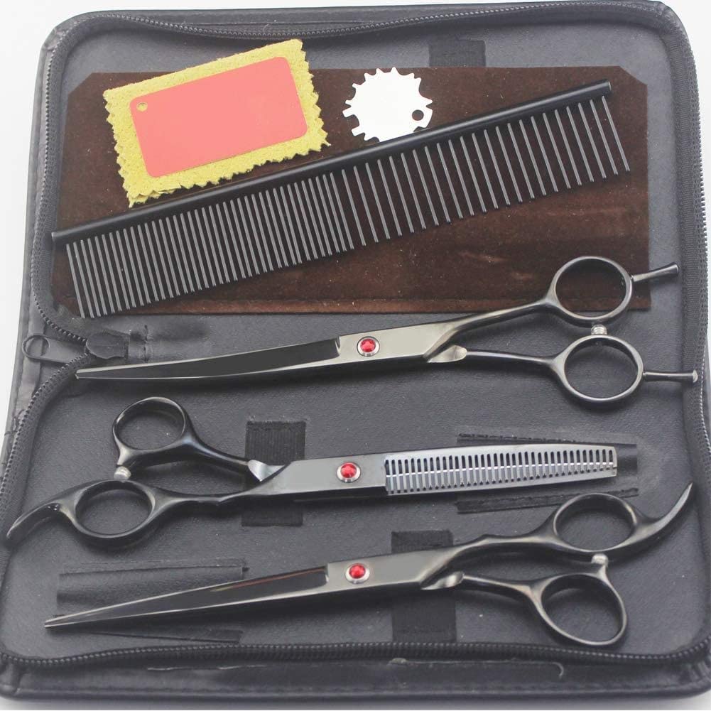 Professional Hair Cutting & Thinning Scissors - 7 Inch Barber Shears for Stylists & Hairdressers | Precision Salon Tools for Layering, Texturizing & Styling Hair at Home or Salon