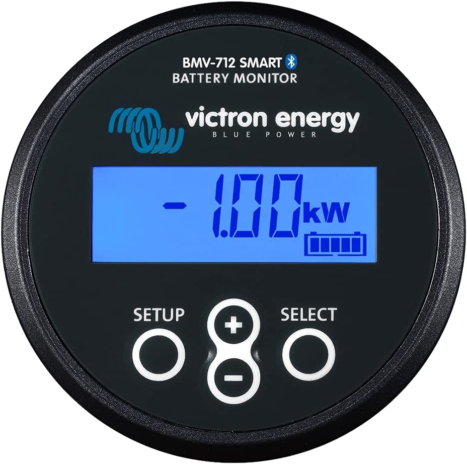 Victron Energy BMV 712 Smart Battery Monitor - Accurate Voltage & Current Tracking for RVs, Boats & Solar Systems | Perfect for Off-Grid Power Monitoring