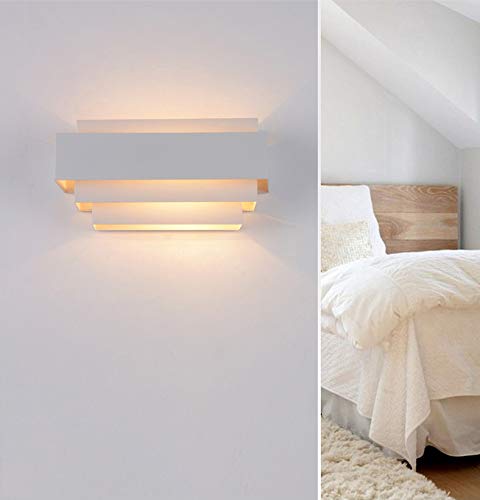 ANYE 2-Pack Dimmable LED Wall Lamp - USB Rechargeable, Magnetic Base, Remote Control - Modern White Metal Design for Bedroom, Reading Nook, Staircase & Loft Lighting