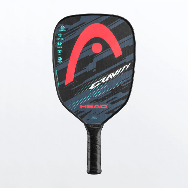 Head Gravity Pickleball Paddle | Premium Carbon Fiber Paddle for Competitive Play | Perfect for Indoor & Outdoor Court Games