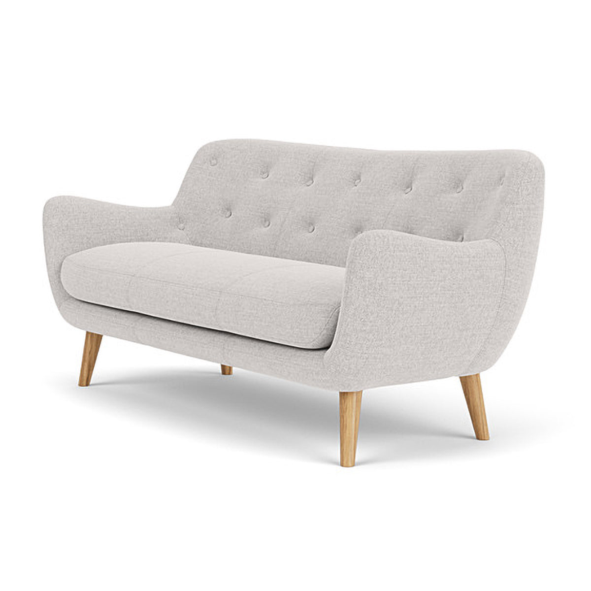 Herman Fabric 3-Seater Sofa - Modern Living Room Couch for Small Spaces, Comfortable Sectional Sofa for Apartment, Dorm & Home Decor | Perfect for Relaxing, Entertaining & Family Gatherings