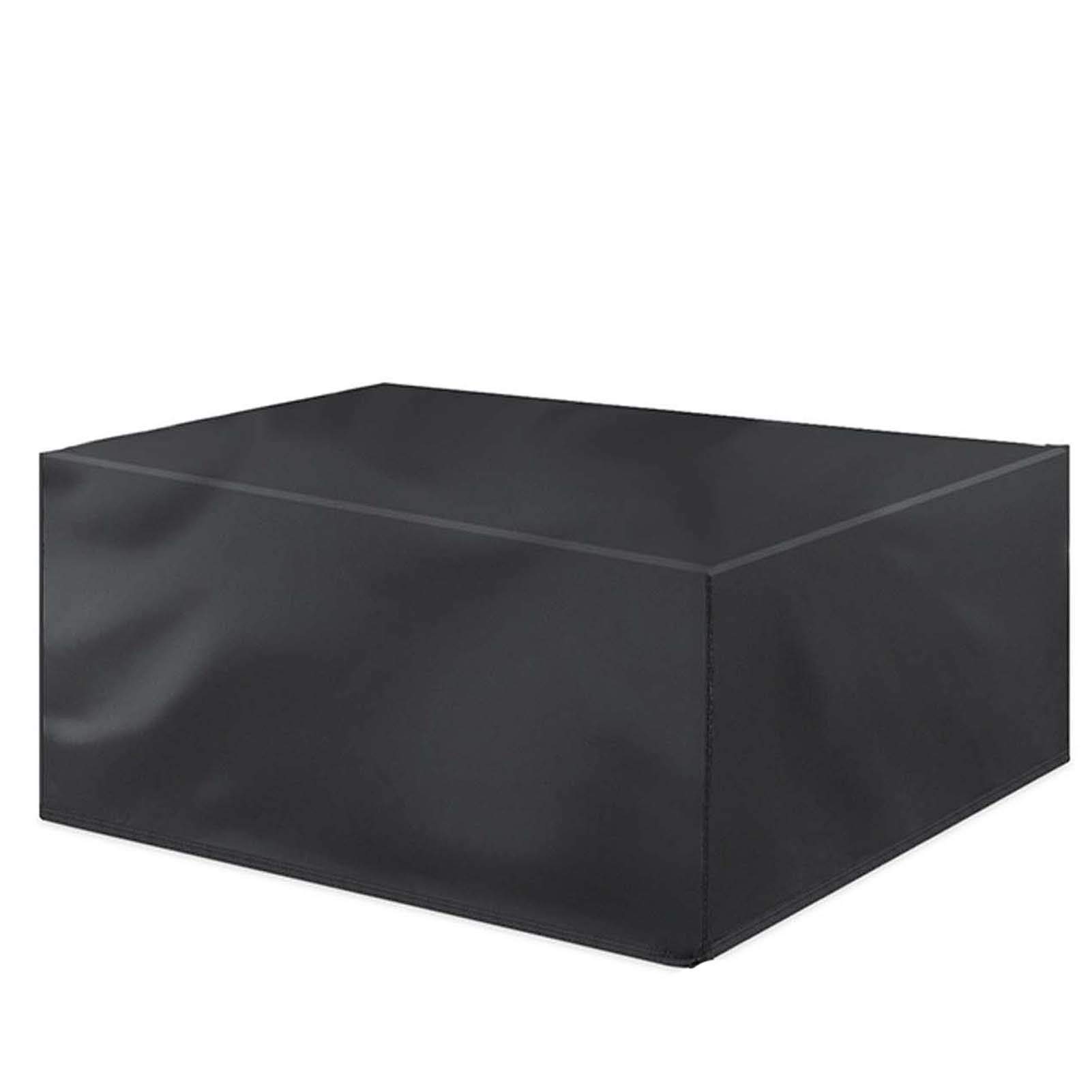 WZDD Waterproof Patio Furniture Covers 110x80x42 Inches - Heavy Duty 420D Oxford Outdoor Table & Chair Set Cover - UV Resistant, Tear-Proof Rectangle Garden Protection - Perfect for Backyard, Deck, and Poolside Furniture